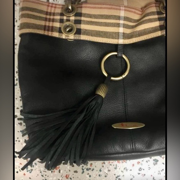 NEW Leather Transformable/Reversible Purse and Handbag/Clutch Set—Black Leather - Picture 3 of 10